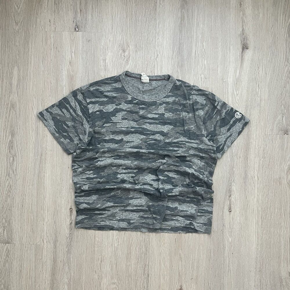 Vintage Champion Sportsman X Todd Snyder T Shirt Men's S Camouflage Black Gray